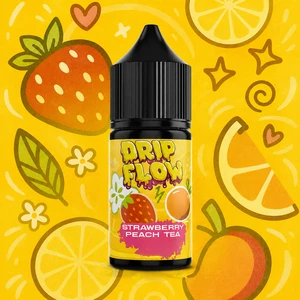 Drip Flow Strawberry Peach Tea 30мл